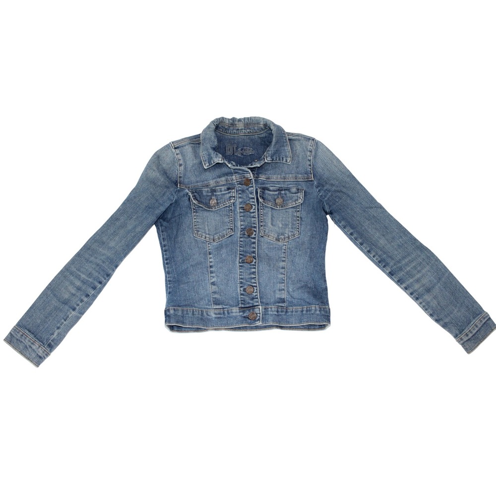 KUT‎ from the Kloth Women Denim Jacket Blue Jean Trucker Style XS